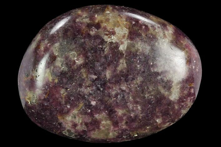 Sparkly, Purple Lepidolite Palm Stone - Madagascar #119295